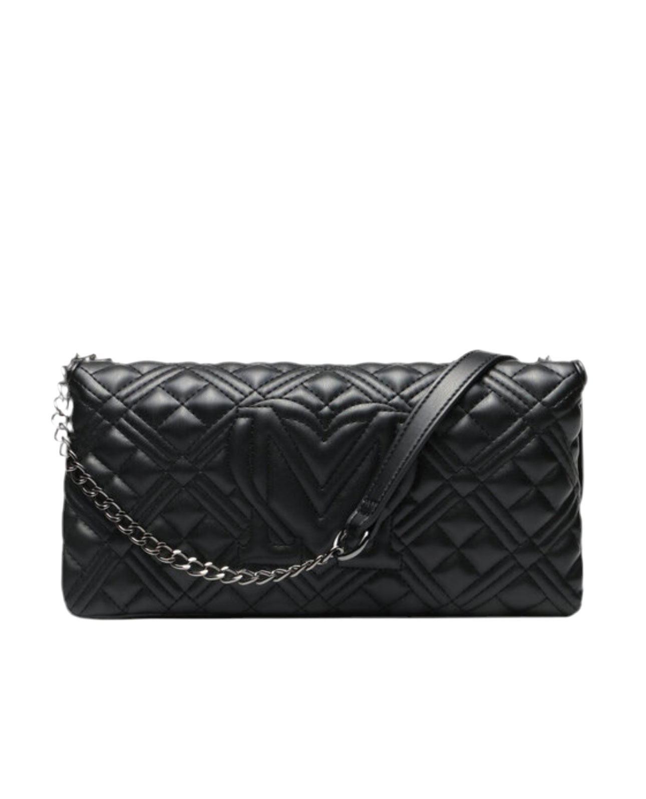Moschino Embossed Shoulder Bag