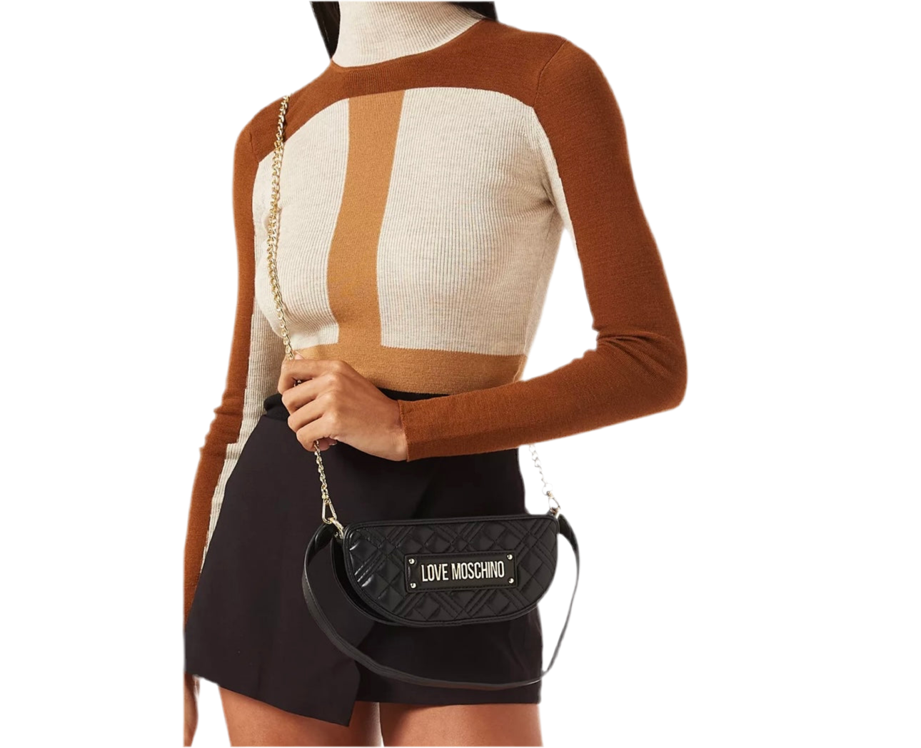 Love Moschino Half Moon Bag