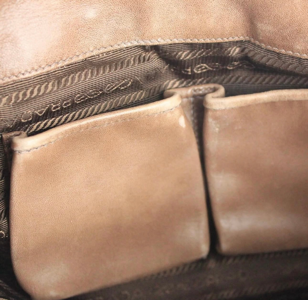 Prada Ombre Nappa Gaufre Satchel Bag