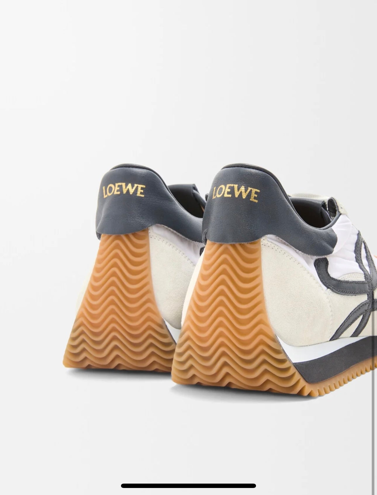 Loewe Flow Runner in nylon and suede