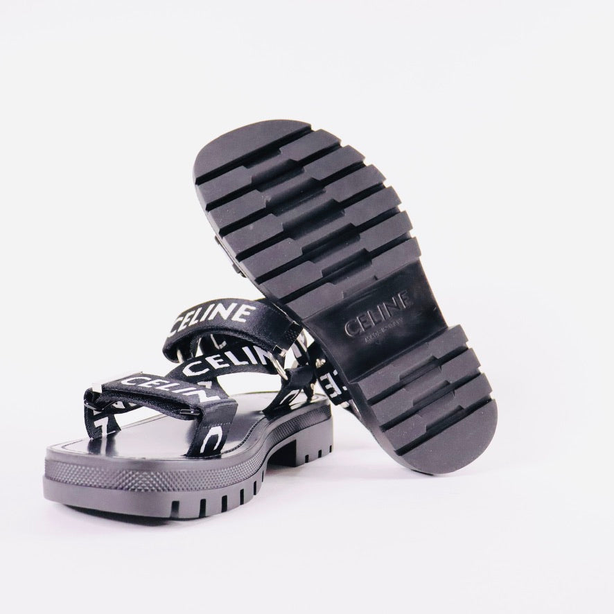 CELINE Leo Strappy Sandals