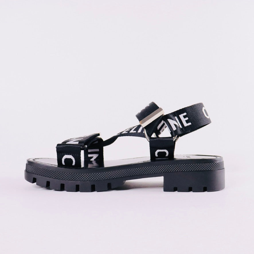 CELINE Leo Strappy Sandals