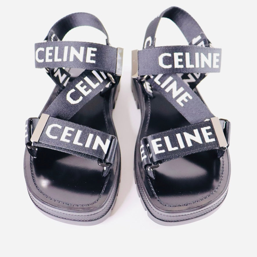 CELINE Leo Strappy Sandals