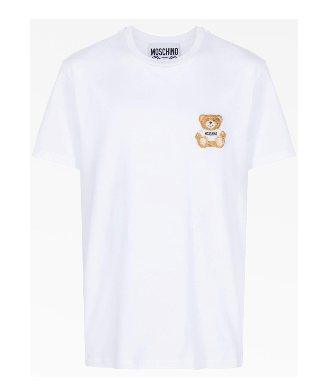 Moschino Teddy Embroidered Cotton Jersey T-shirt