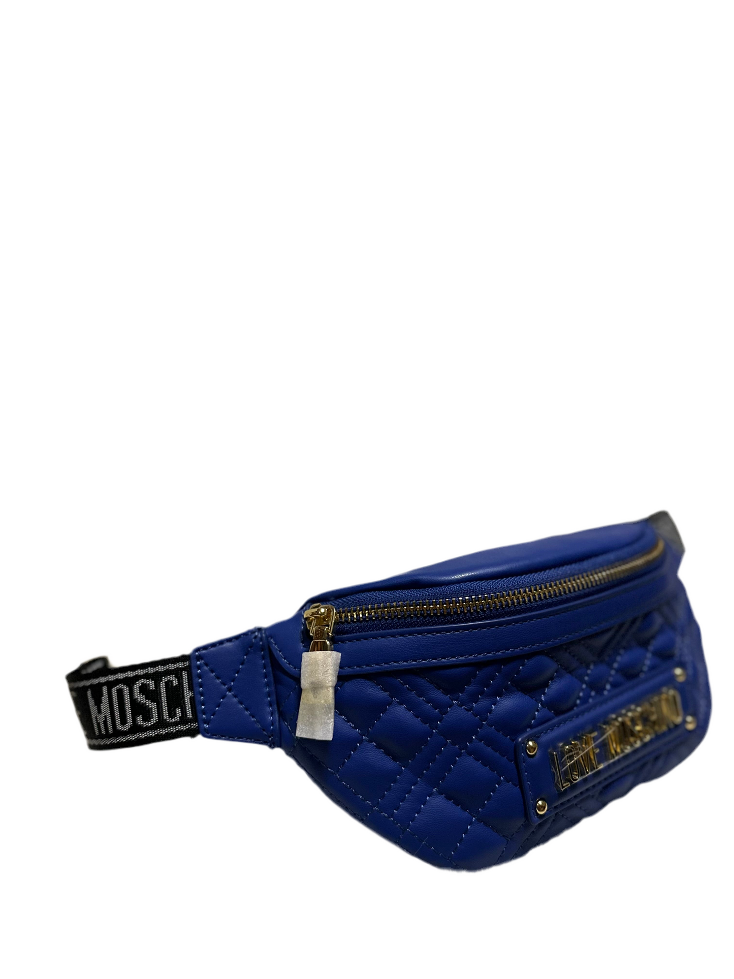 Love Moschino Logo Plaque Belt Bag