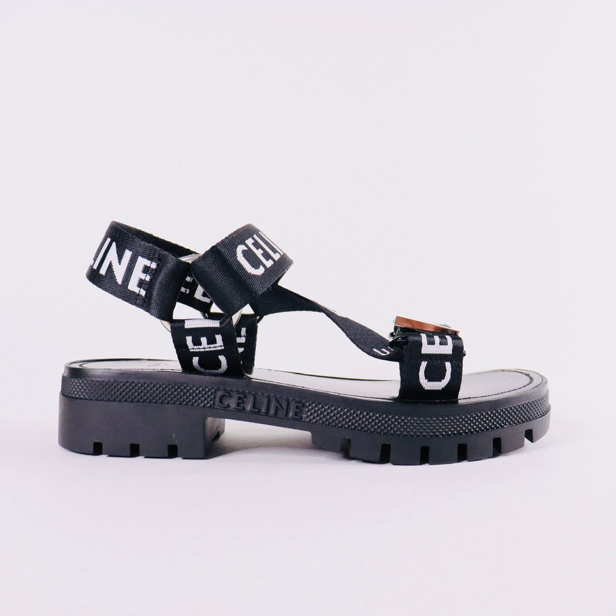 CELINE Leo Strappy Sandals