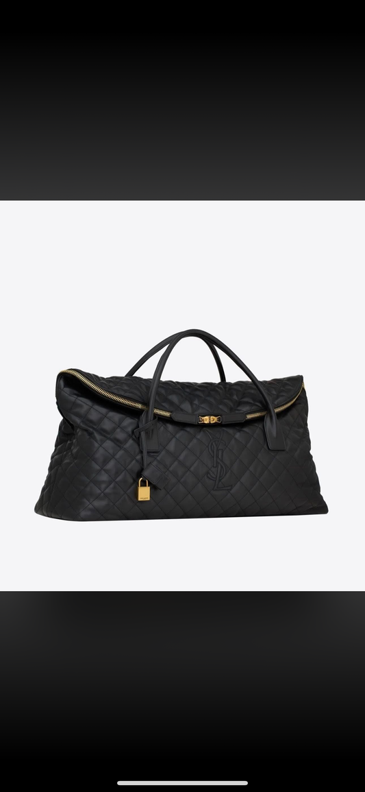 YSL ES Giant Quilted Leather Travel Bag