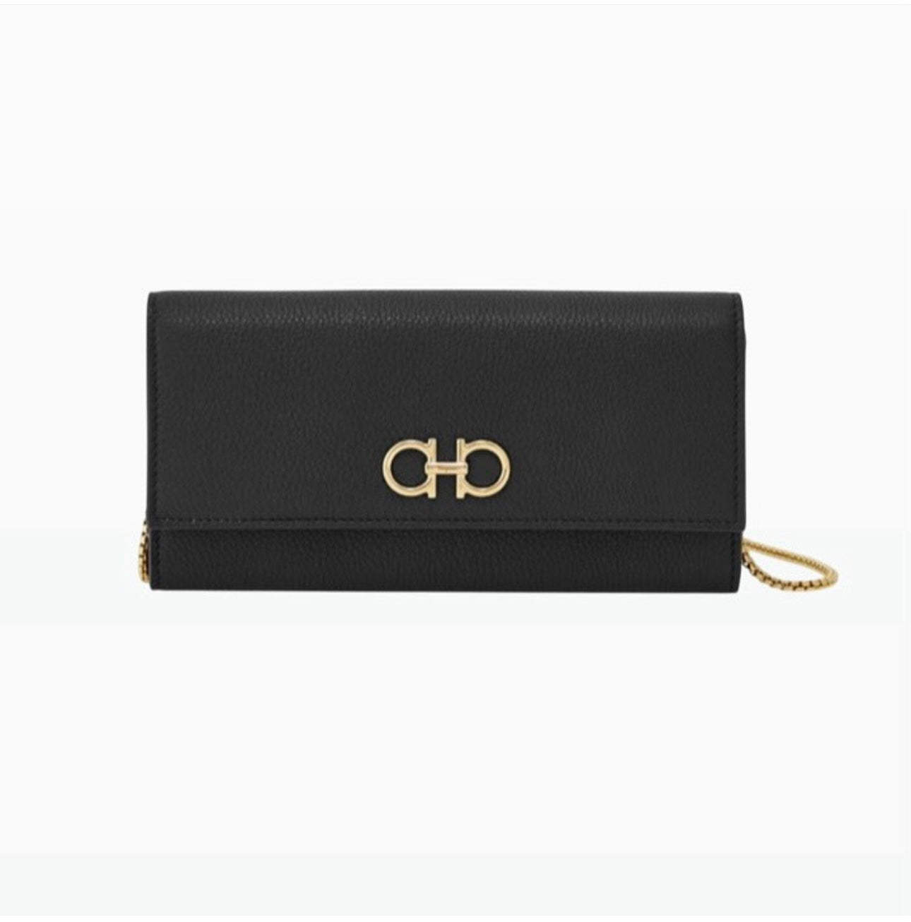 Ferragamo Gancini Wallet with Chain
