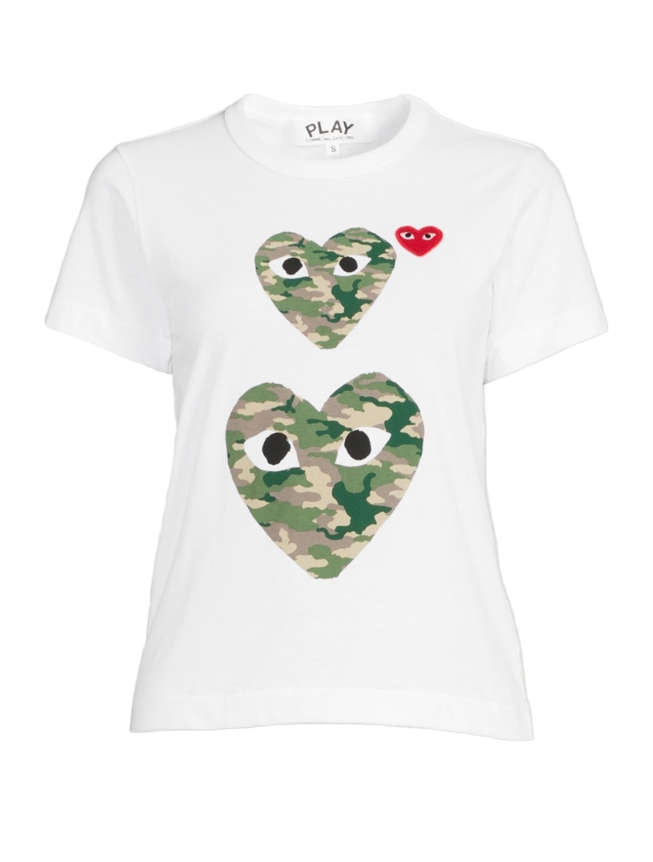 COMME DES GARÇONS PLAY
Double Camo Heart T-Shirt