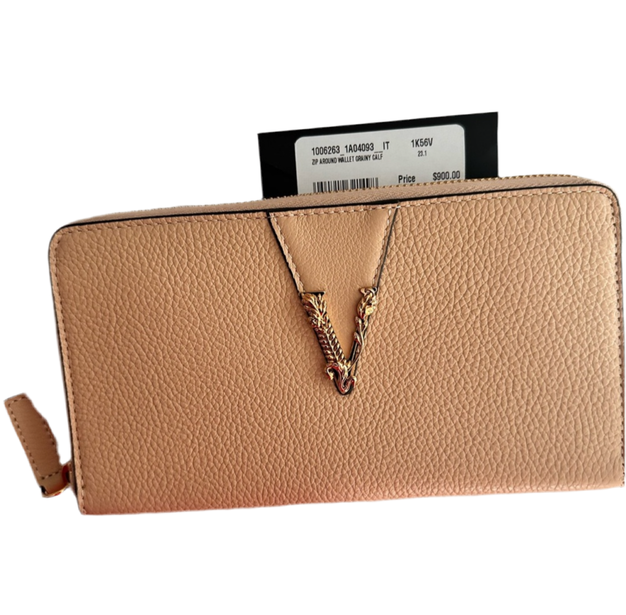 Small Top Handle Versace with matching zippy wallet