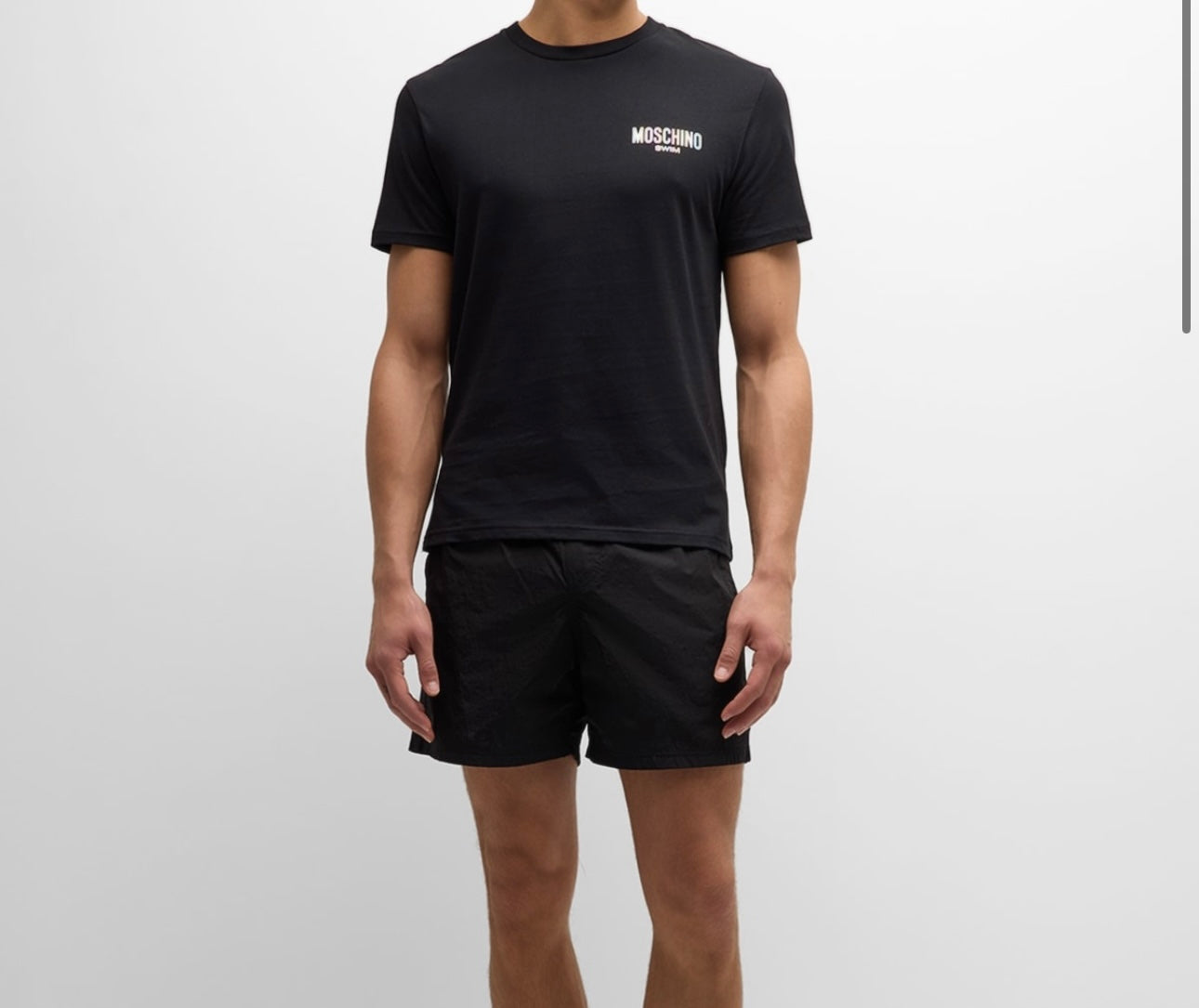 Moschino T-shirt with swim logo