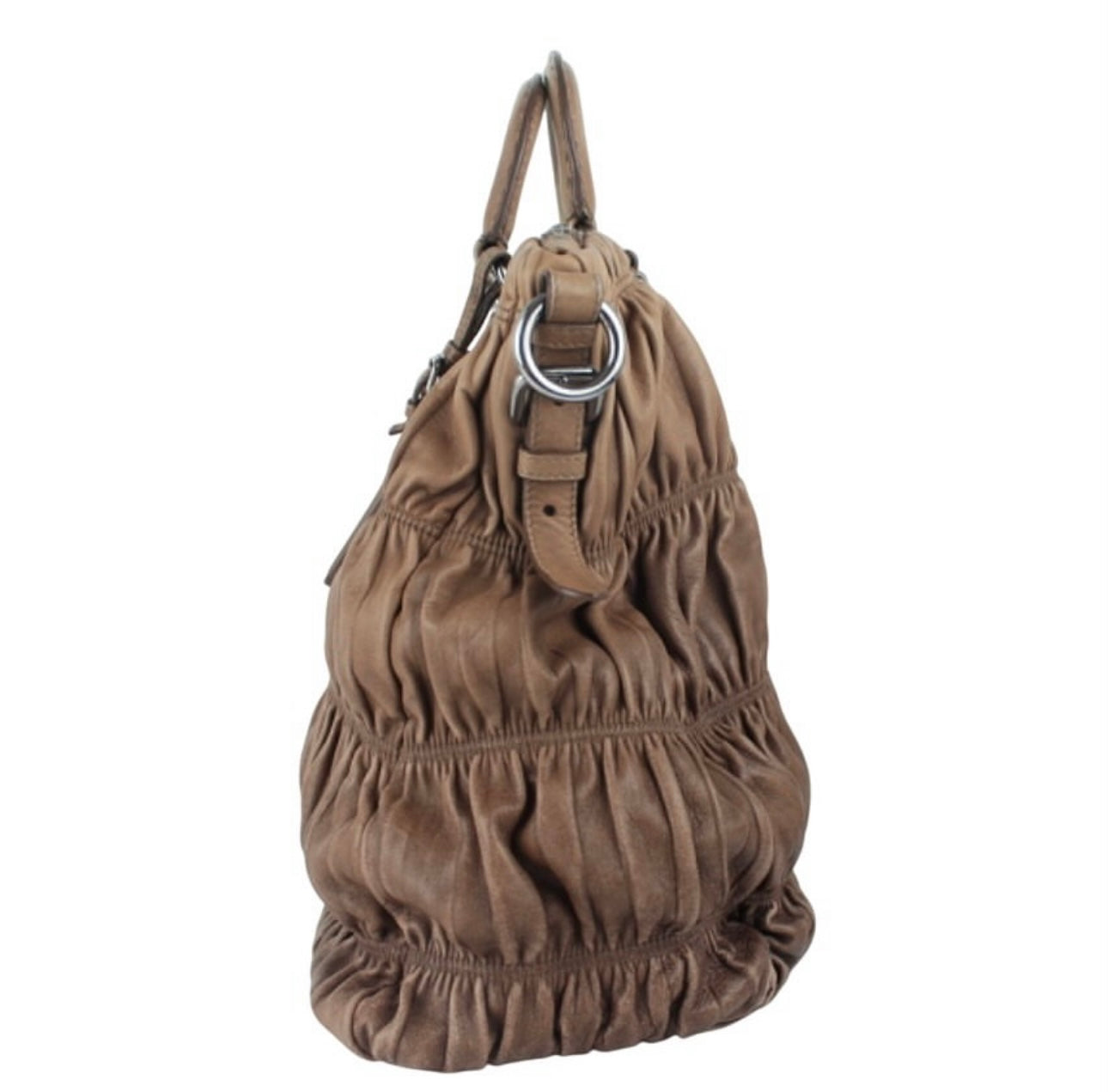 Prada Ombre Nappa Gaufre Satchel Bag
