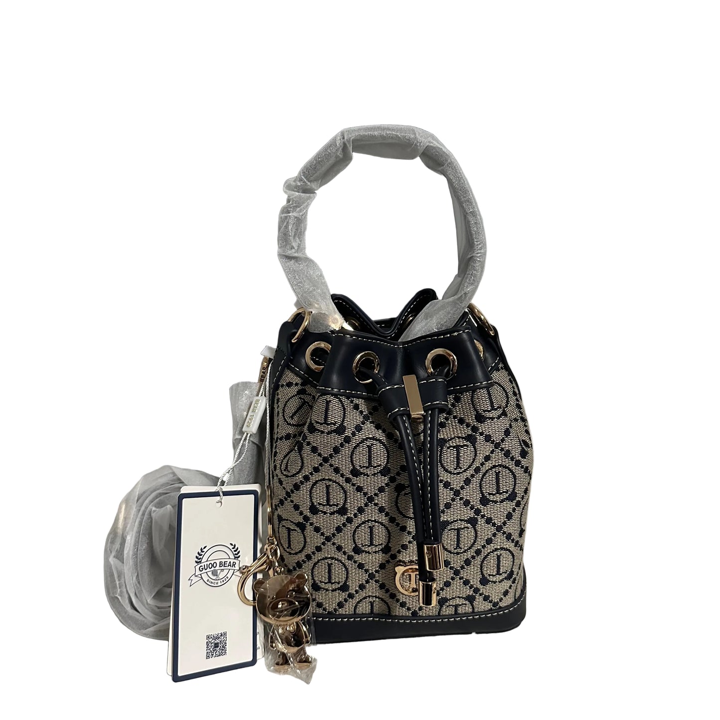 Guoo Bear - Diamond T-Shaped Bucket Bag - Thailand
