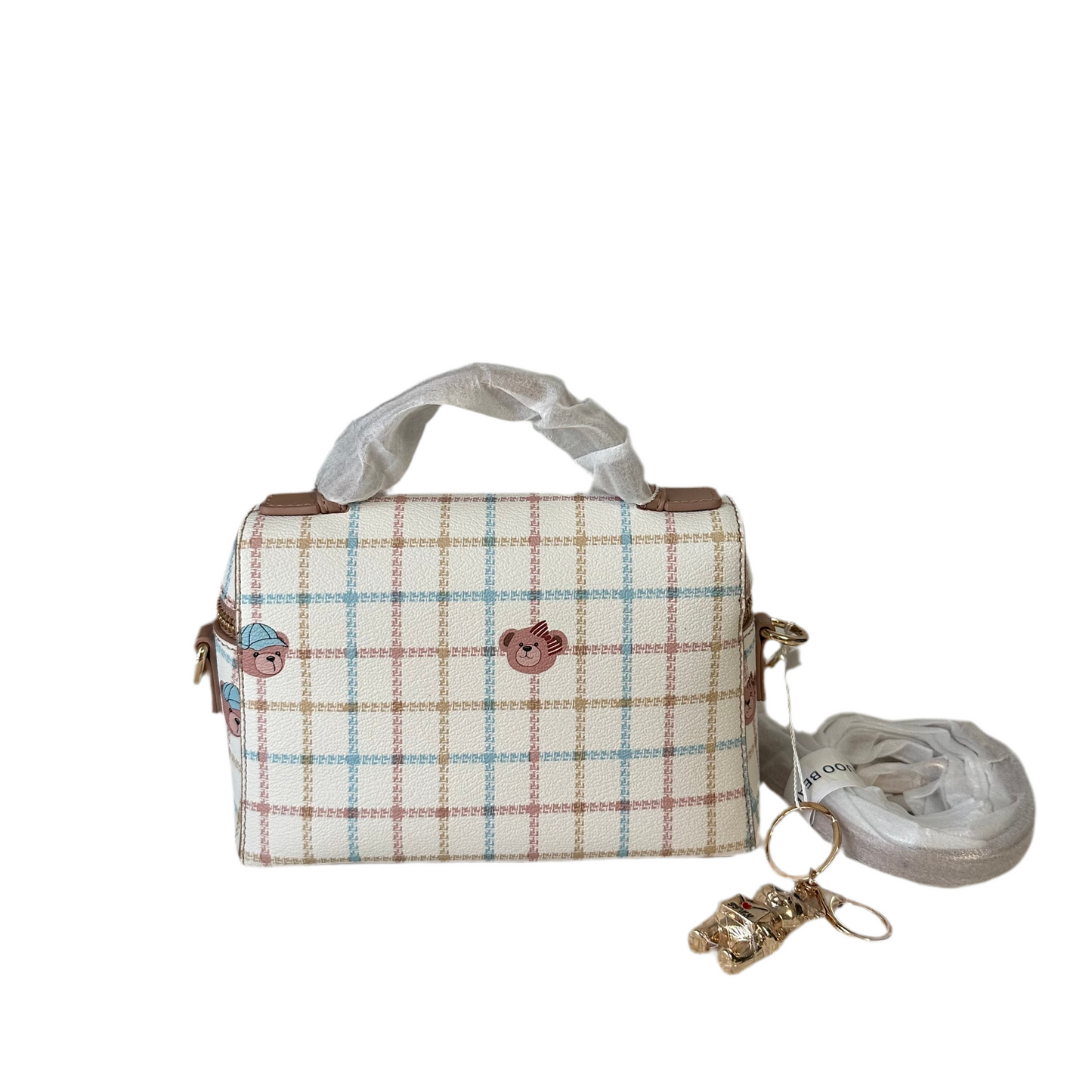 Guoo Bear - Checkered Bear Vanity Bag - Thailand