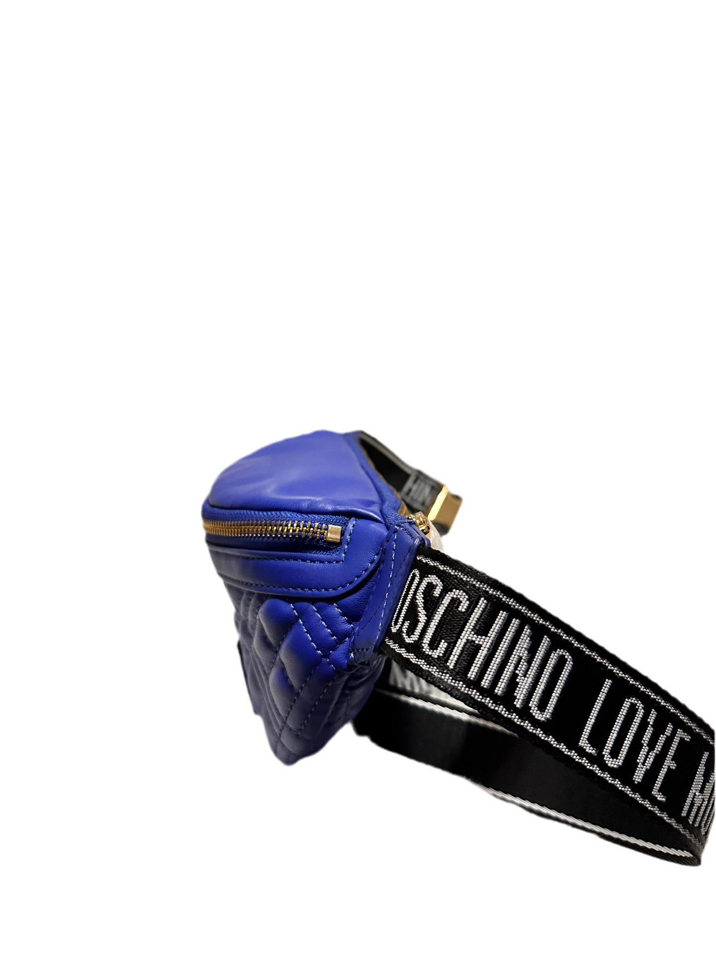 Love Moschino Logo Plaque Belt Bag