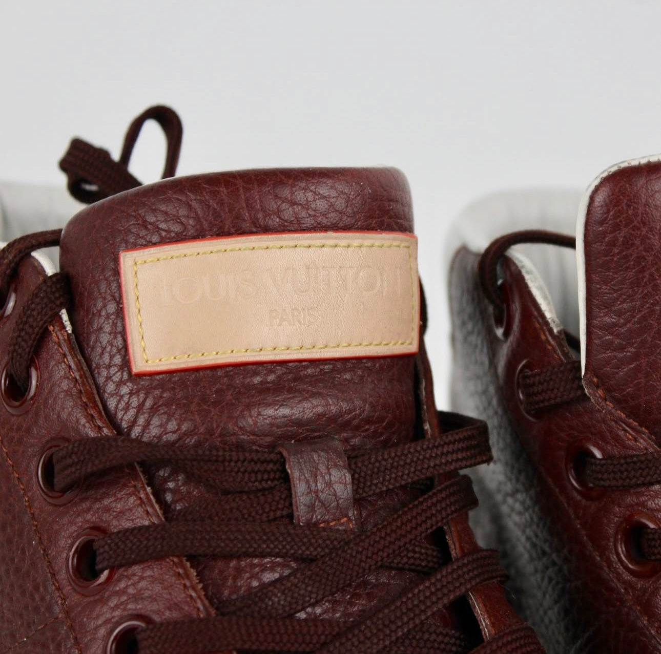 LV Leather Surfside High Top Sneakers