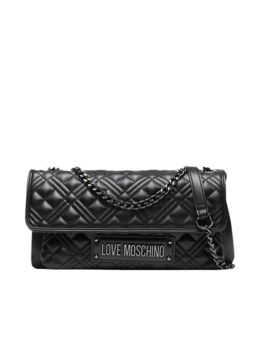 Moschino Embossed Shoulder Bag