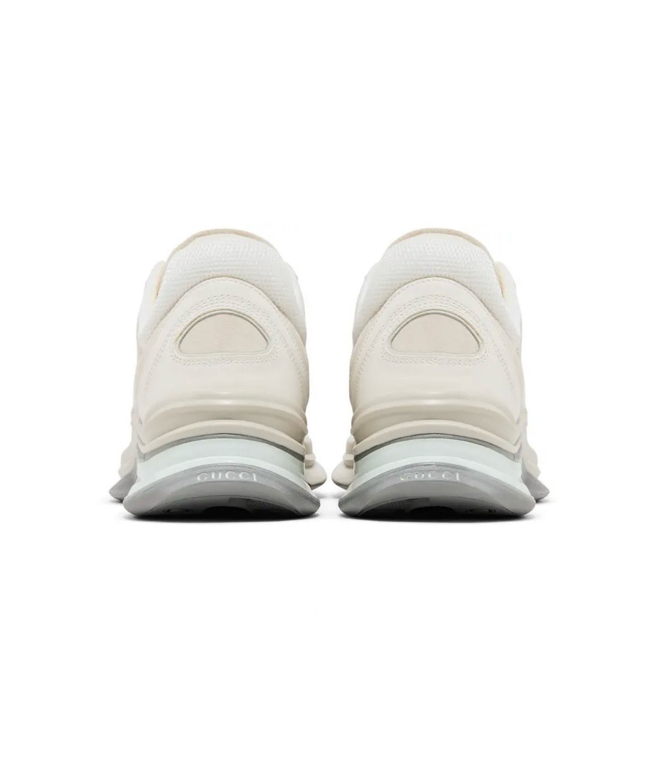 Gucci Run Sneaker White Suede