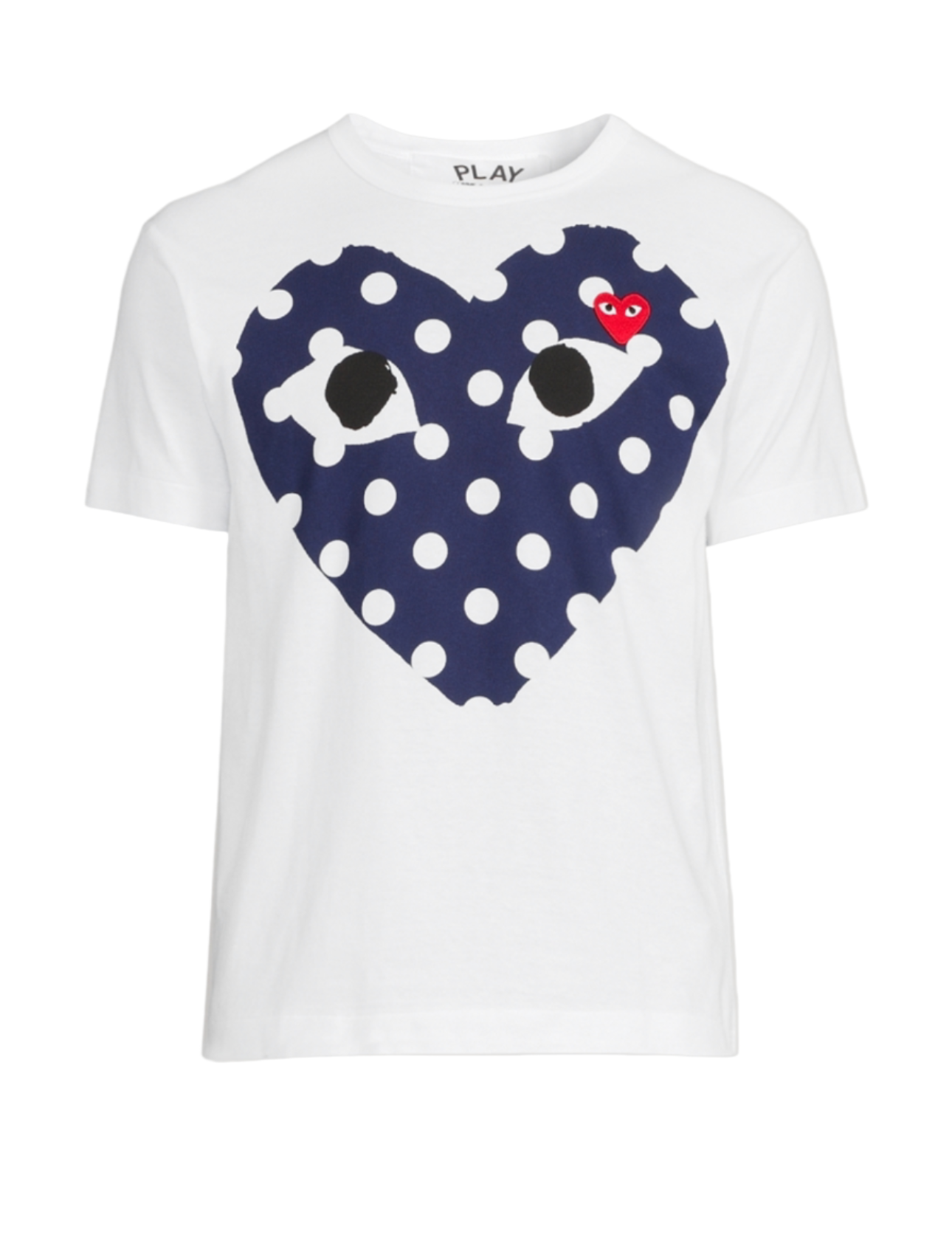 COMME DES GARÇONS PLAY
Polka Dot Heart Graphic T-Shirt