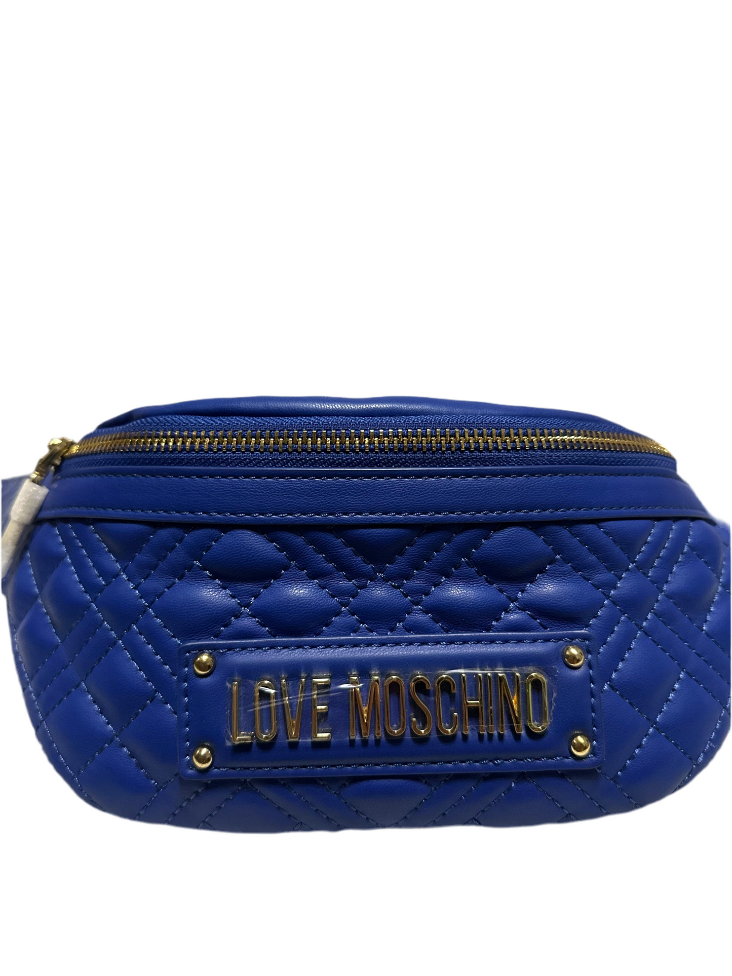 Love Moschino Logo Plaque Belt Bag
