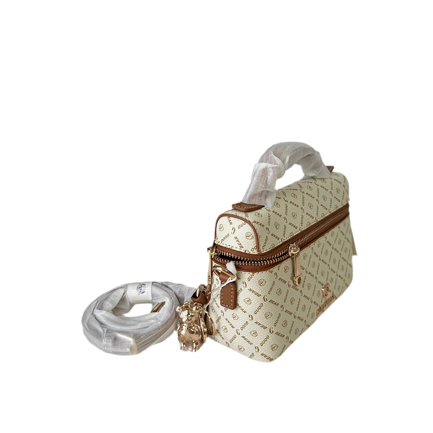 Guoo Bear - Diamond Bear Head Vanity Bag - Thailand