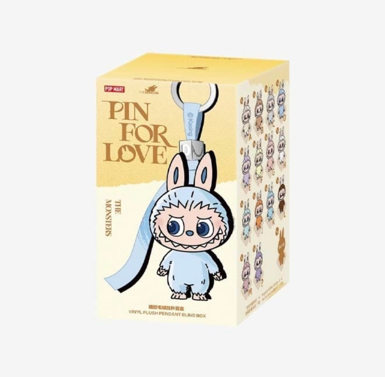 Labubu 4.0 Pin for Love Series - Vinyl Plush Pendant Blind Box (A-M)