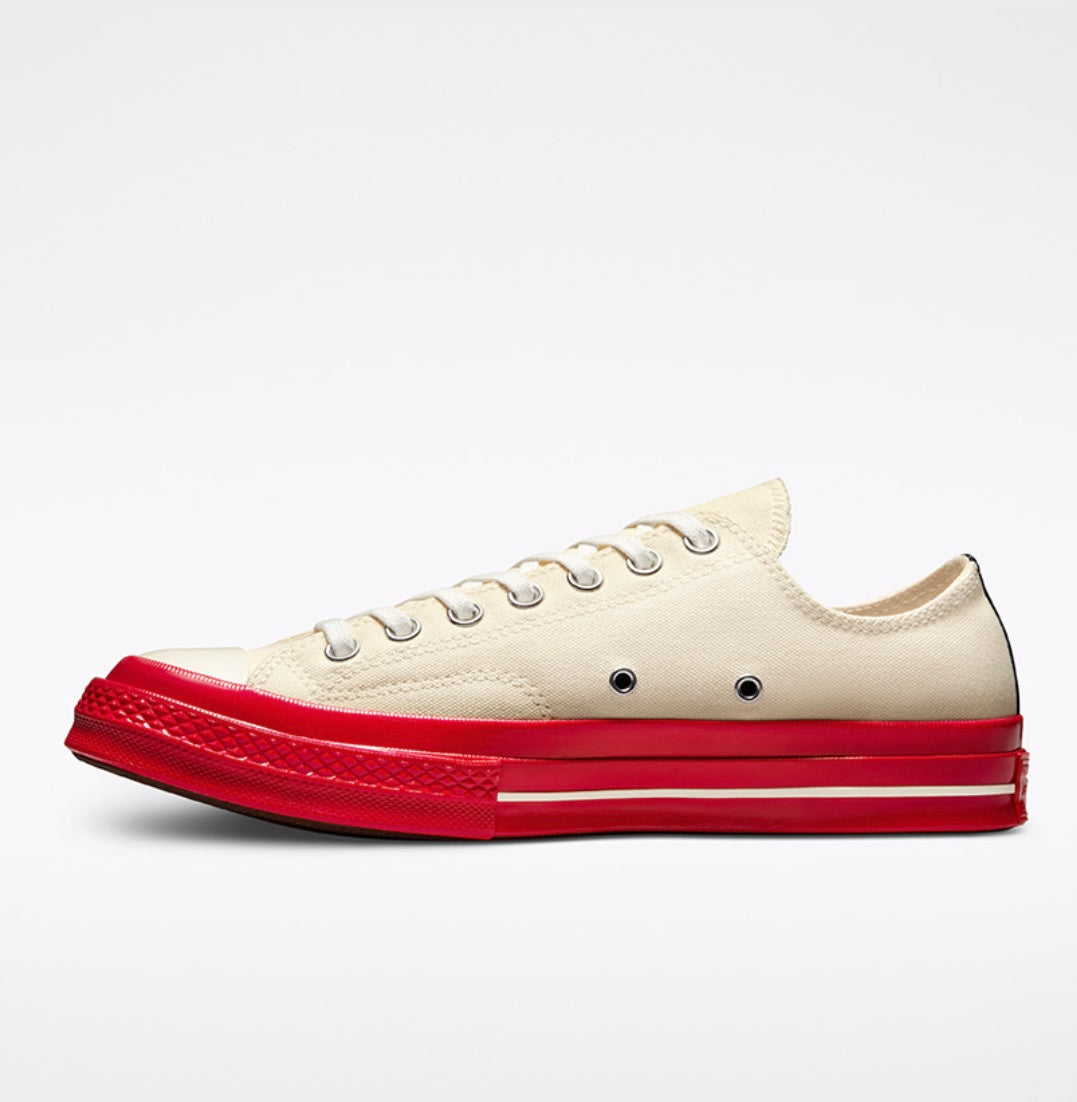 Off-White & Red Converse Edition Chuck 70 Sneakers
