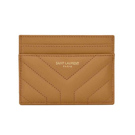 SAINT LAURENT Joan Matelasse Card Holder